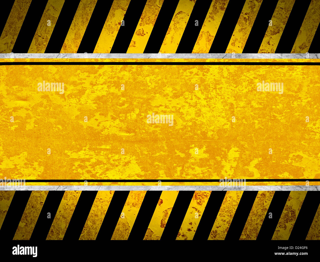 Grunge metal background with black and yellow stripes Stock Photo - Alamy