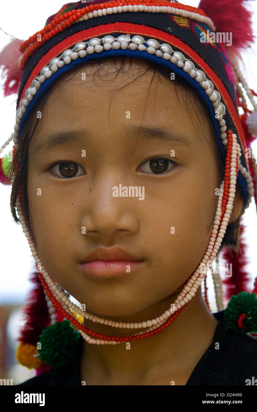 Akha hilltribe girl hi-res stock photography and images - Alamy