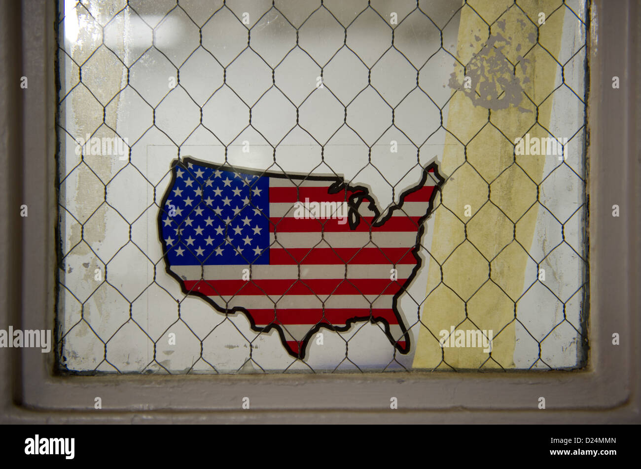 Jail cells and interior of Old Maryland House of Corrections, Jessup
