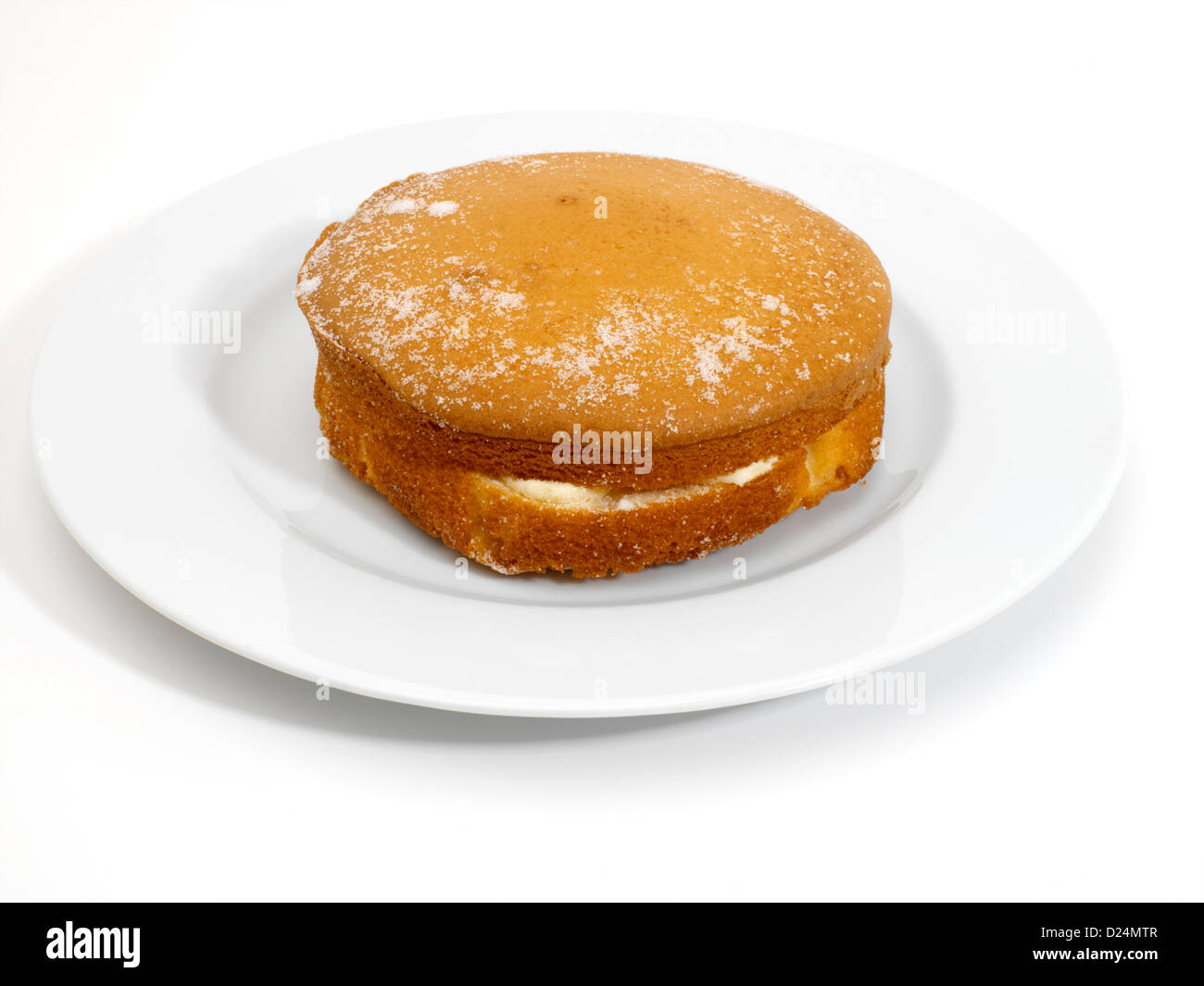 Victoria Sponge with Jam and Cream Filling Stock Photo Alamy