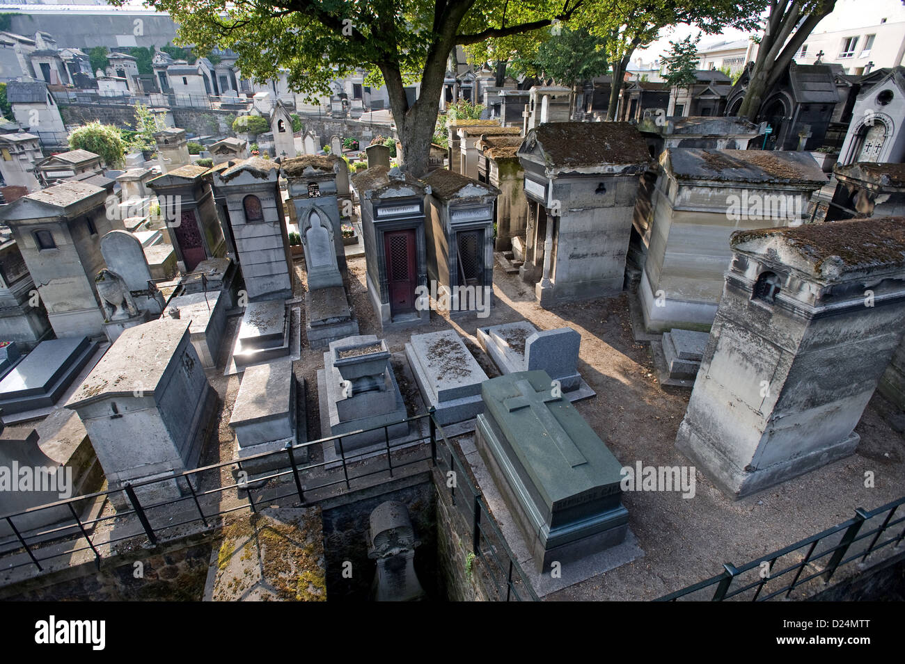 Paris, France, on the graves of Friehof Montmarte Stock Photo