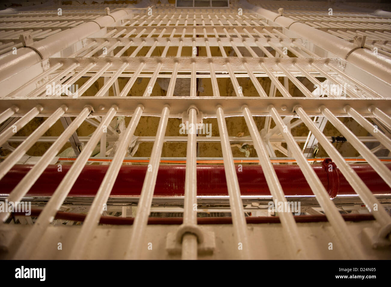 Jail cells and interior of Old Maryland House of Corrections, Jessup