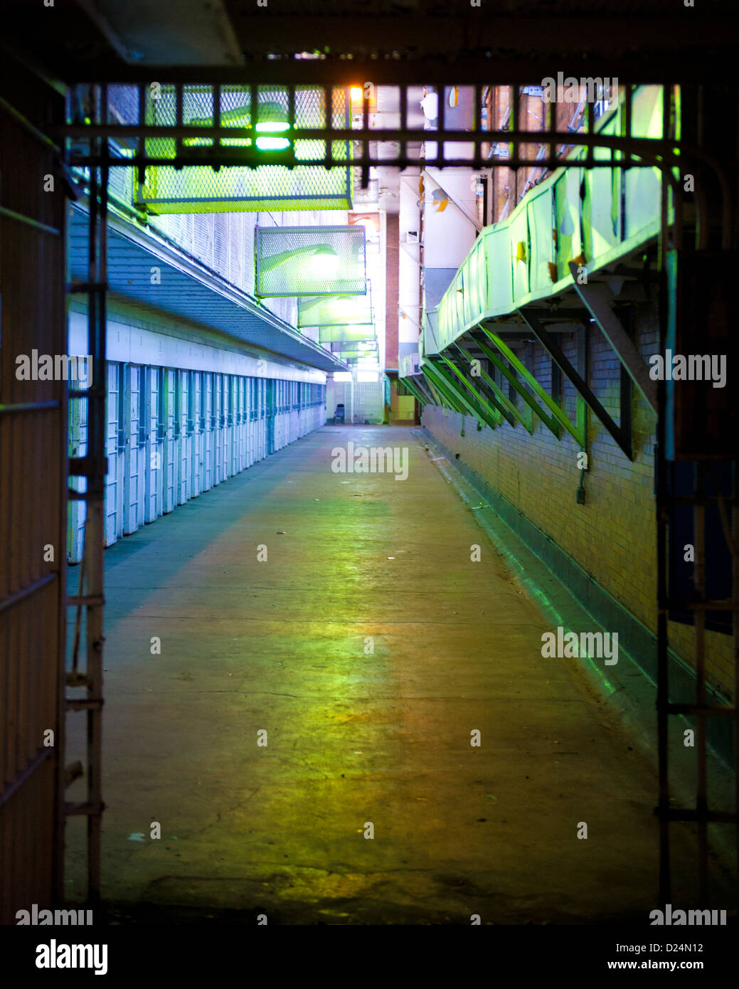 Jail cells and interior of Old Maryland House of Corrections, Jessup
