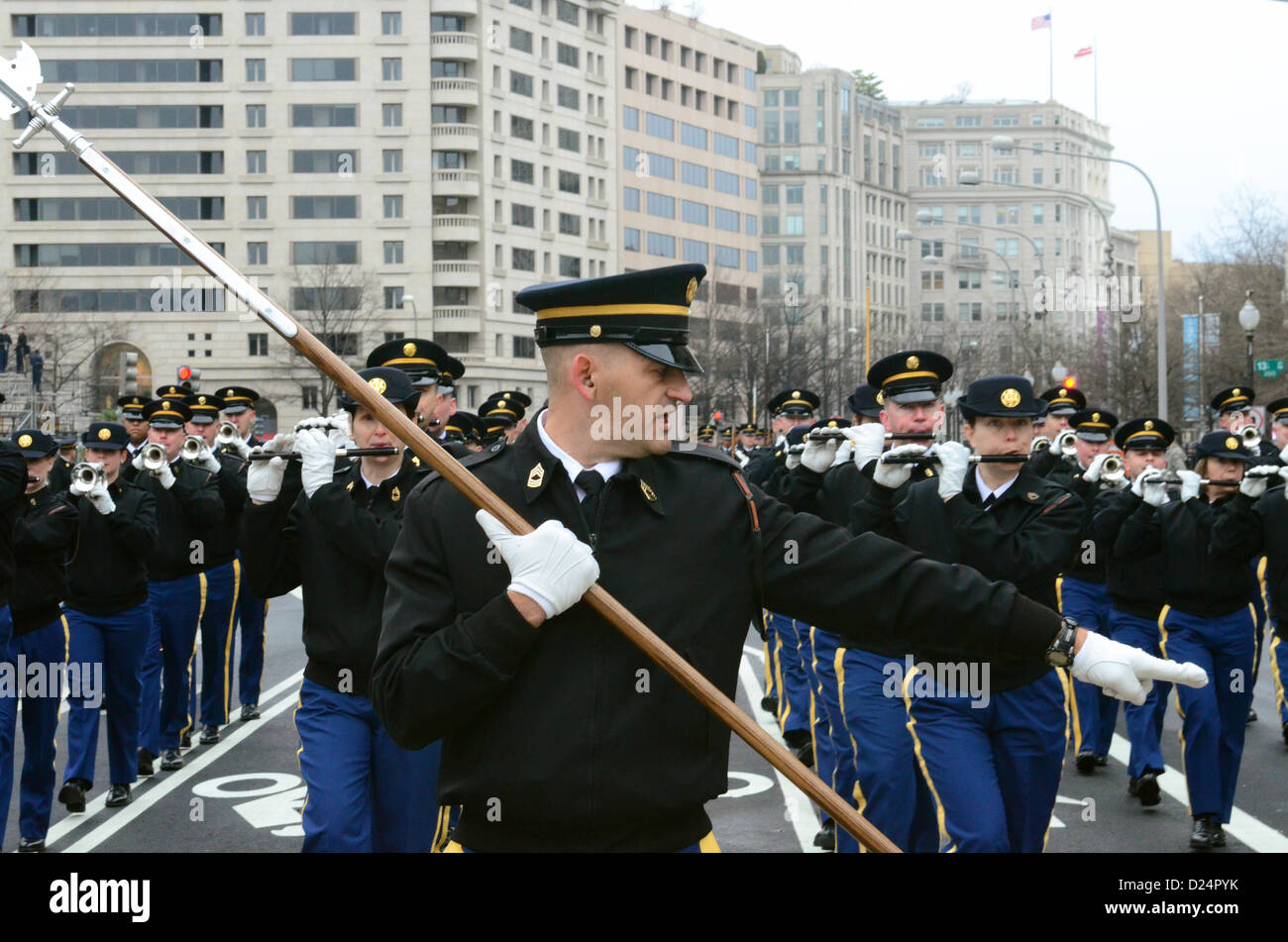 The u s army fife and drum corps senior drum major hires stock