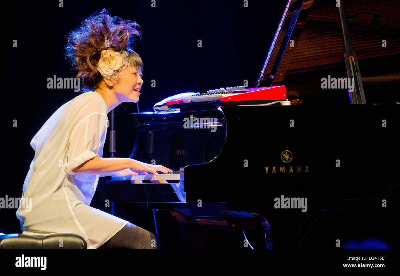 Japanese jazz pianist Hiromi performs at the Prague Castle in Prague, Czech Republic, January 14