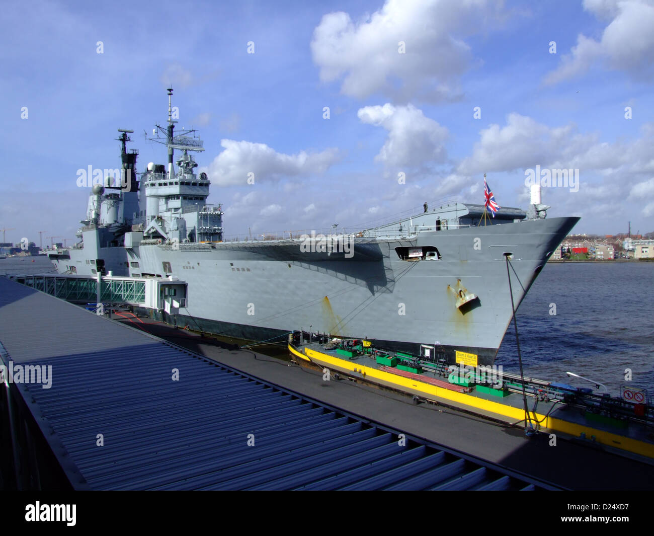 The R07 HMS Ark Royal was a British Royal Navy aircraft carrier ...