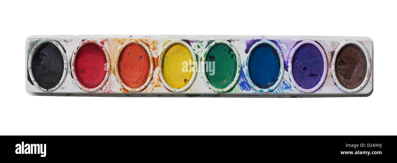Paint tray palette hi-res stock photography and images - Alamy