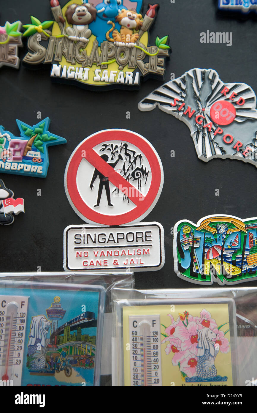 Singapore Souvenir Stock Photo Alamy