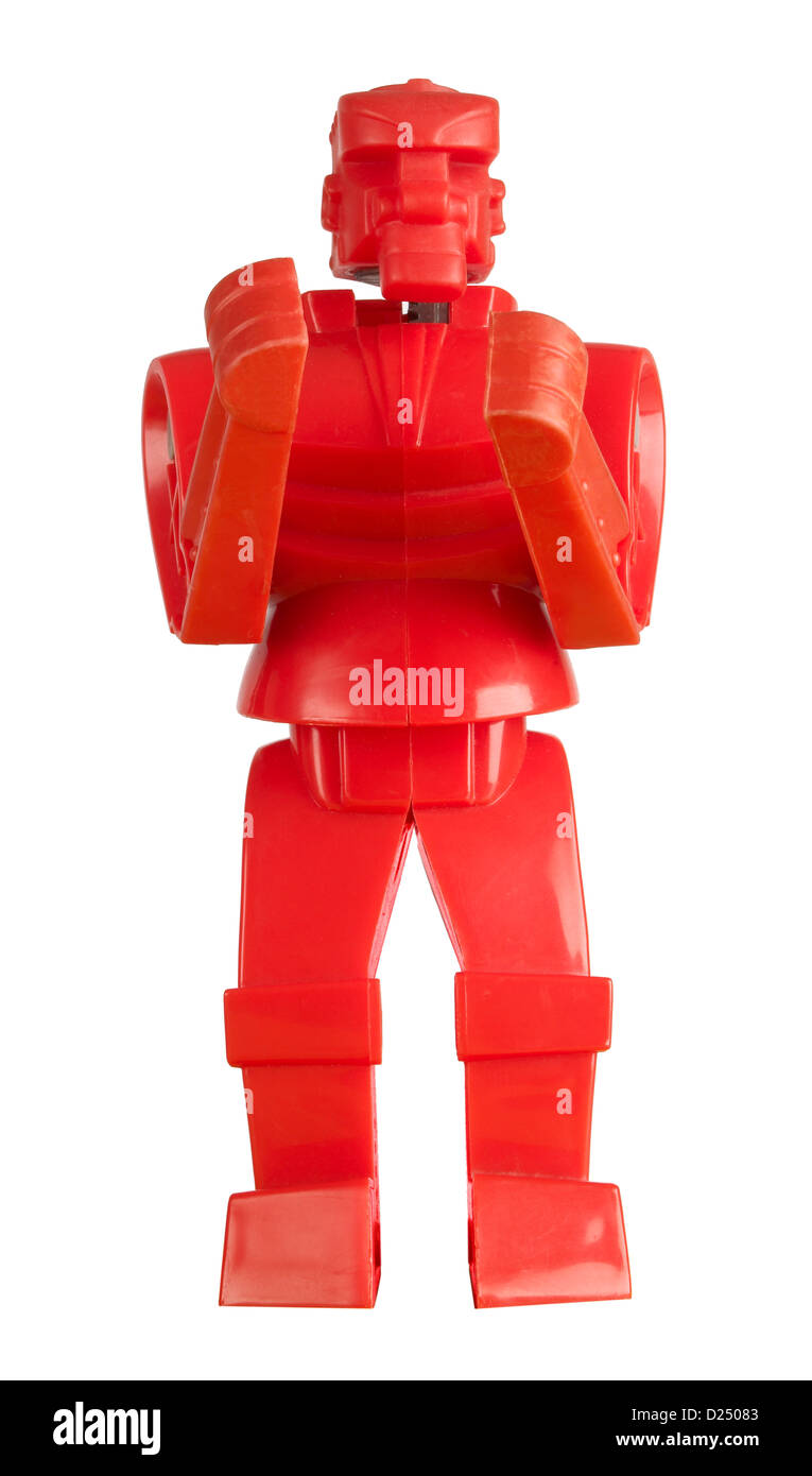 Red Rock-em Sock-em robots Stock Photo - Alamy
