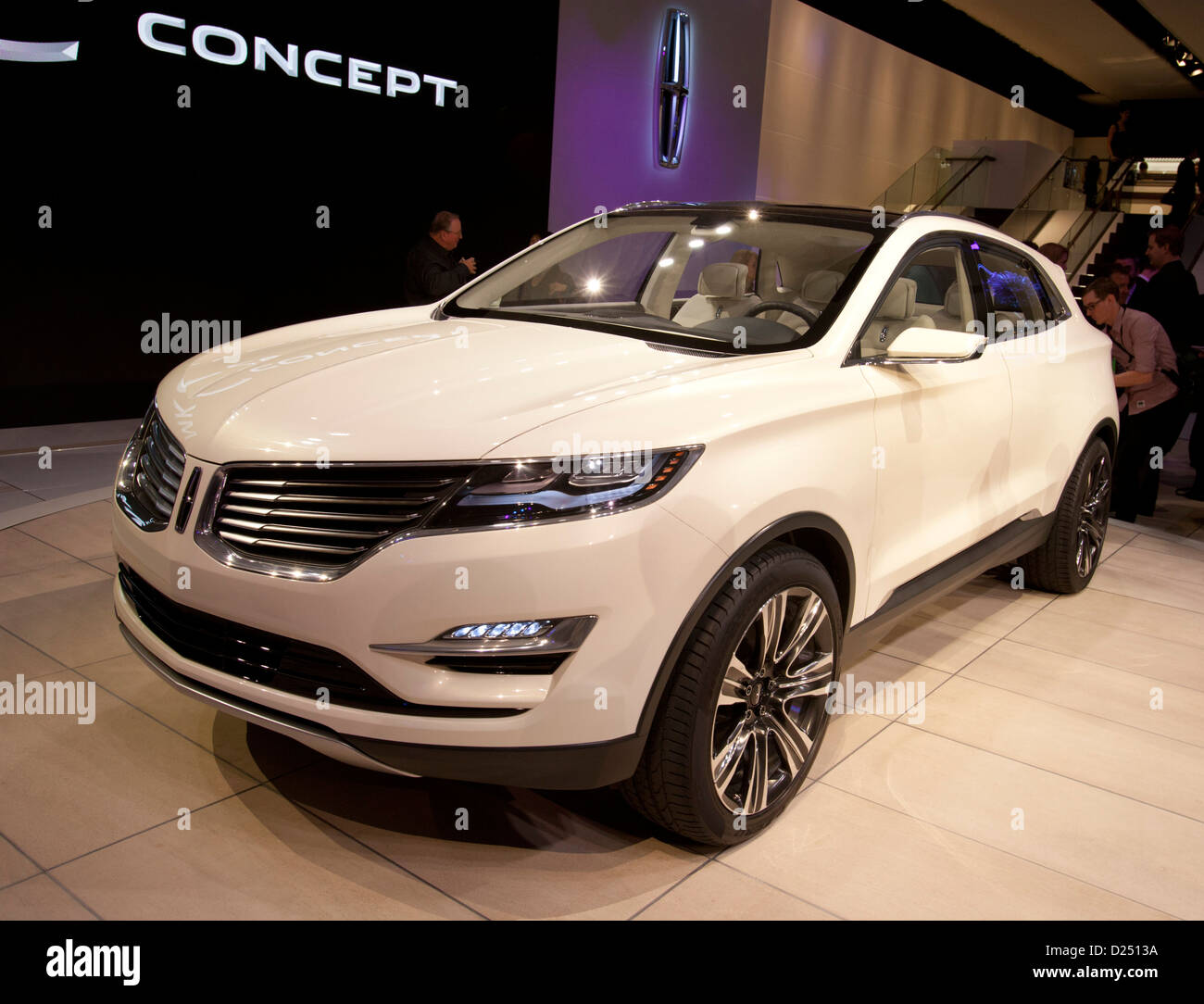 2013 North American International Auto Show, Detroit, Michigan. Lincoln MKC crossover concept car introduced. Stock Photo