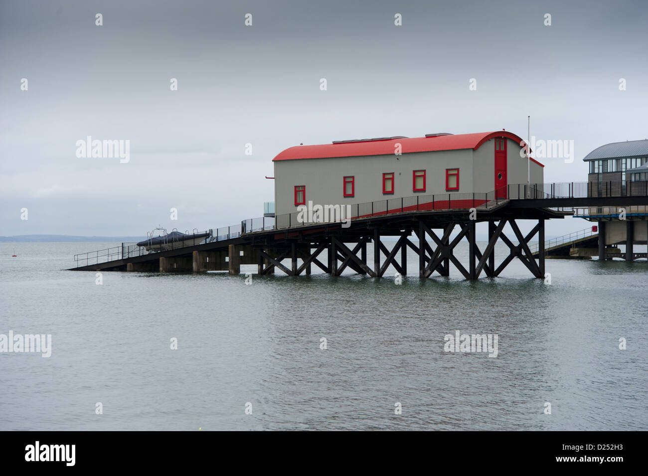 Old lifeboat station converted into house, Tenby, Pembrokeshire, Wales