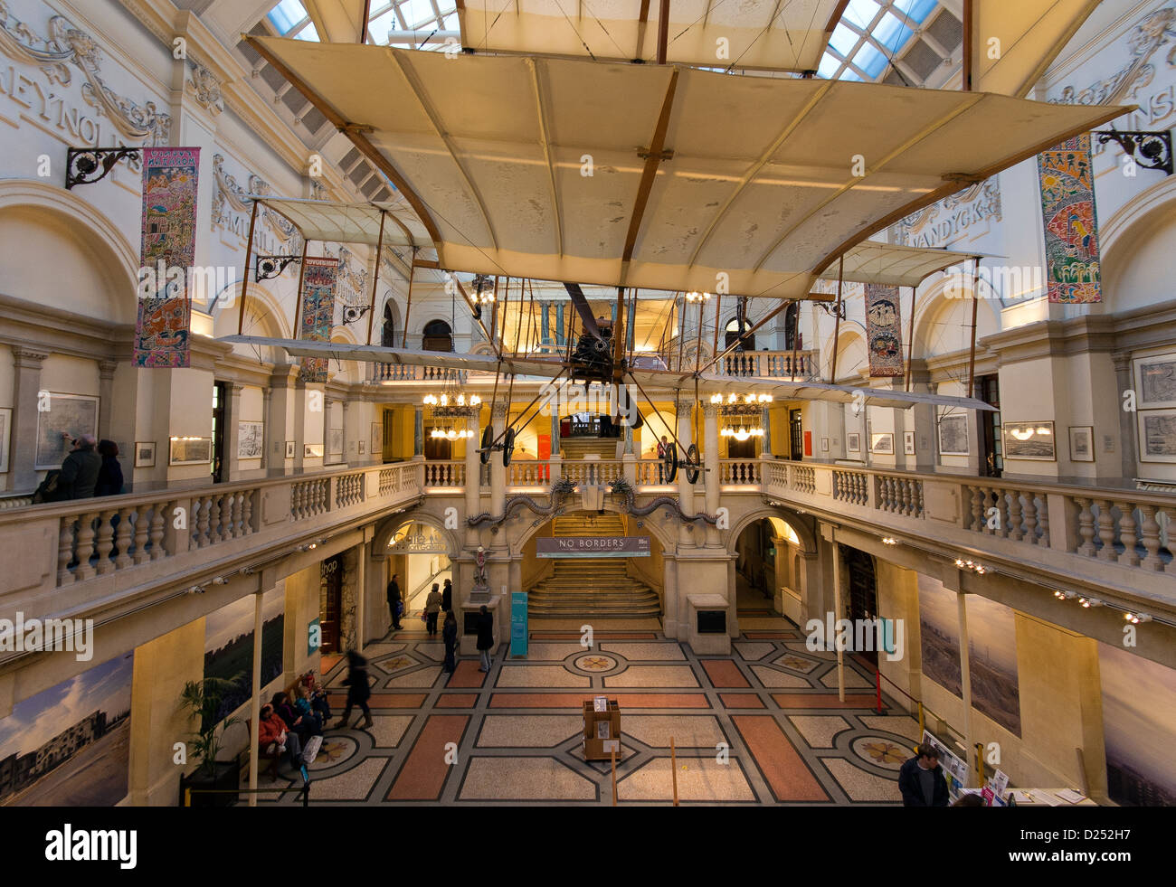 The interior of the Natural History Museum in Bristol showing the