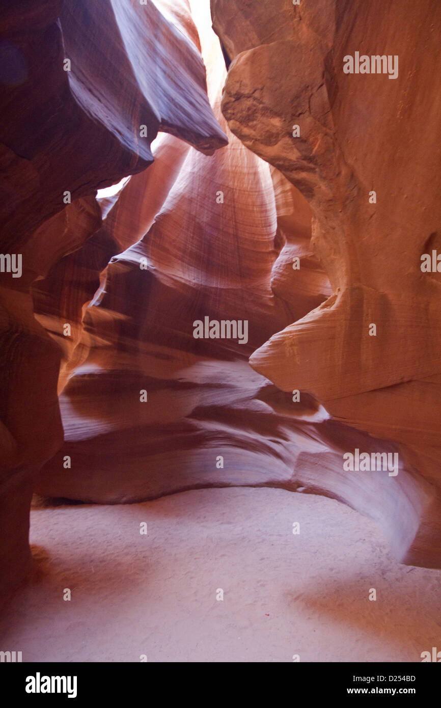 Upper Antelope Canyon formed erosion Navajo Sandstone primarily due to ...