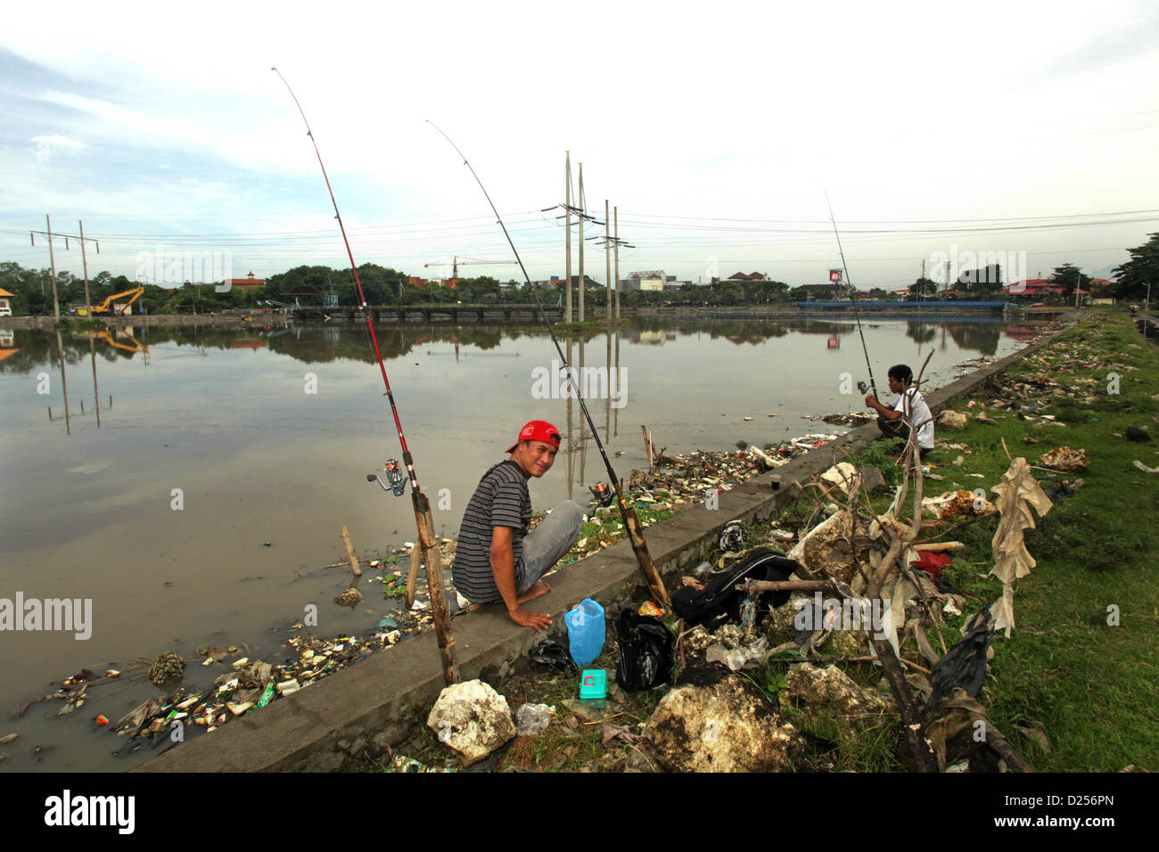 Bali's Garbage: From the River to the Sea Stock Photo - Alamy