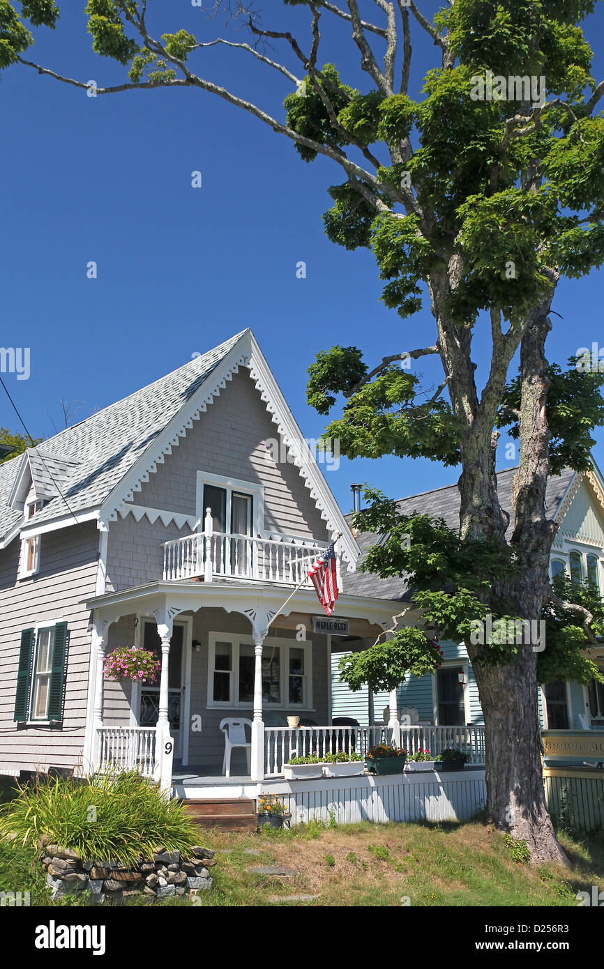 Cottages in Northport, Maine Stock Photo Alamy