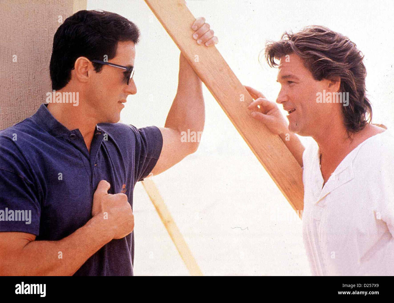 Tango & Cash  Tango & Cash  Sylvester Stallone, Kurt Russell Der vom Erfolg verwoehnte Ray Tango (Sylvester Stallone) tut sich Stock Photo