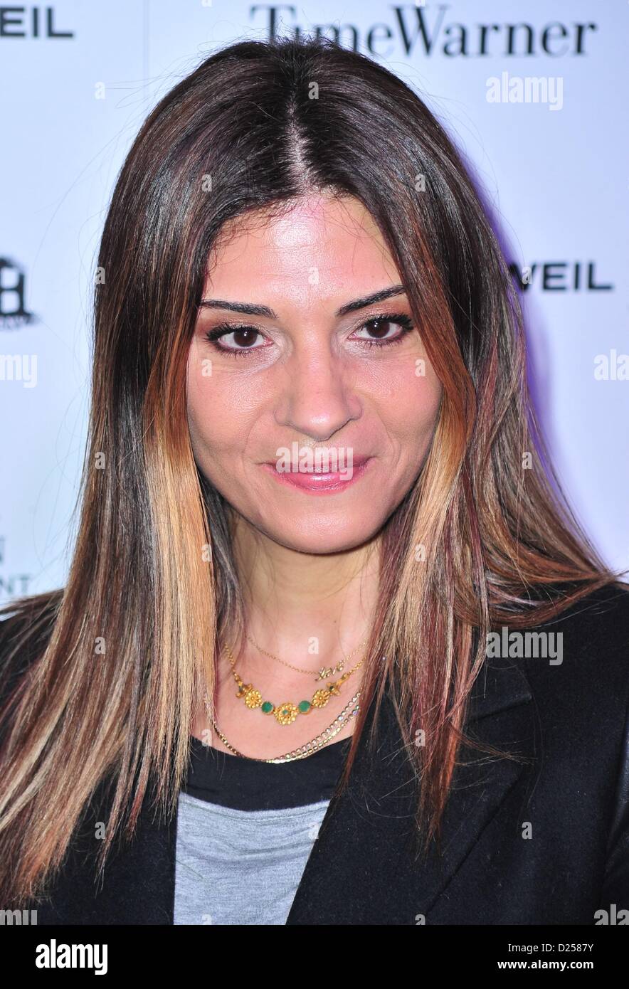 New York, USA. 14th January 2013. Callie Thorne at arrivals for Celebrity Charades Annual Benefit Gala, Capitale, New York, NY January 14, 2013. Photo By: Gregorio T. Binuya/Everett Collection Stock Photo