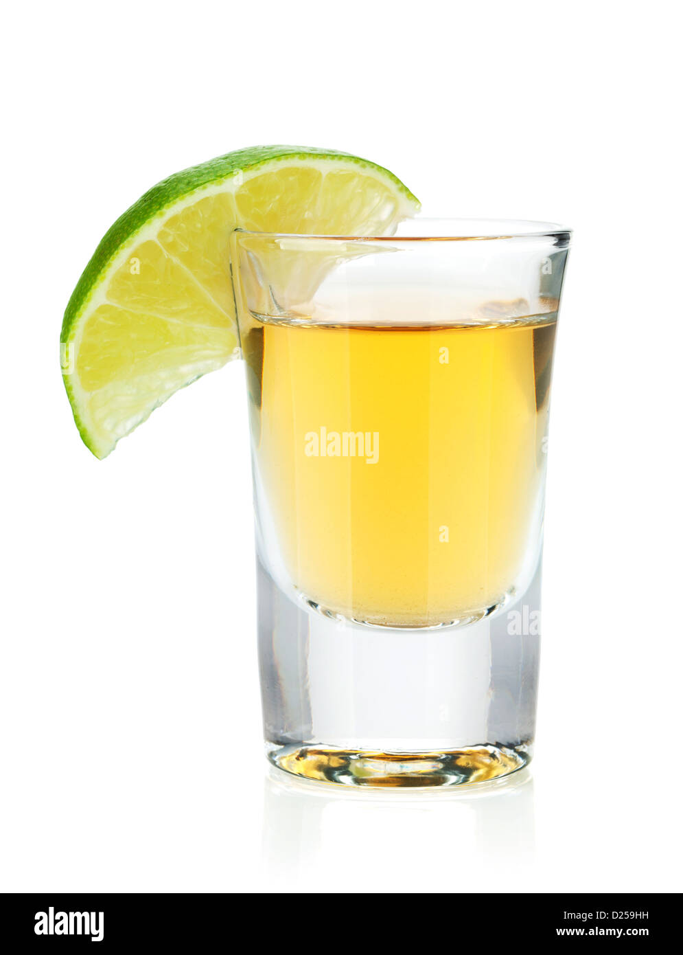 Tequila Shot Isolated. 
