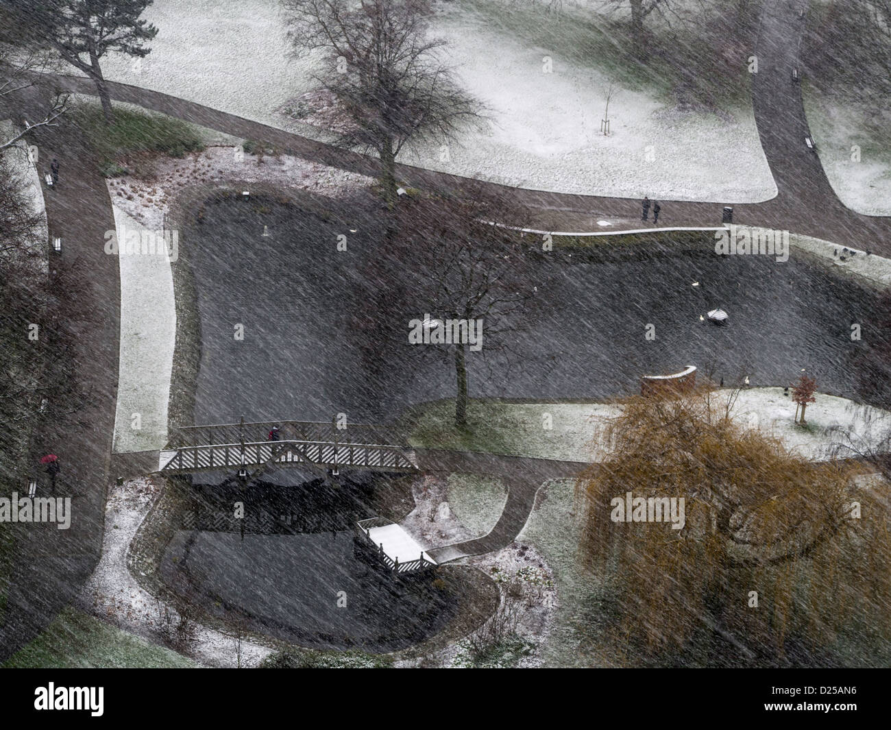 Heavy snowfall across the uk hi-res stock photography and images - Alamy