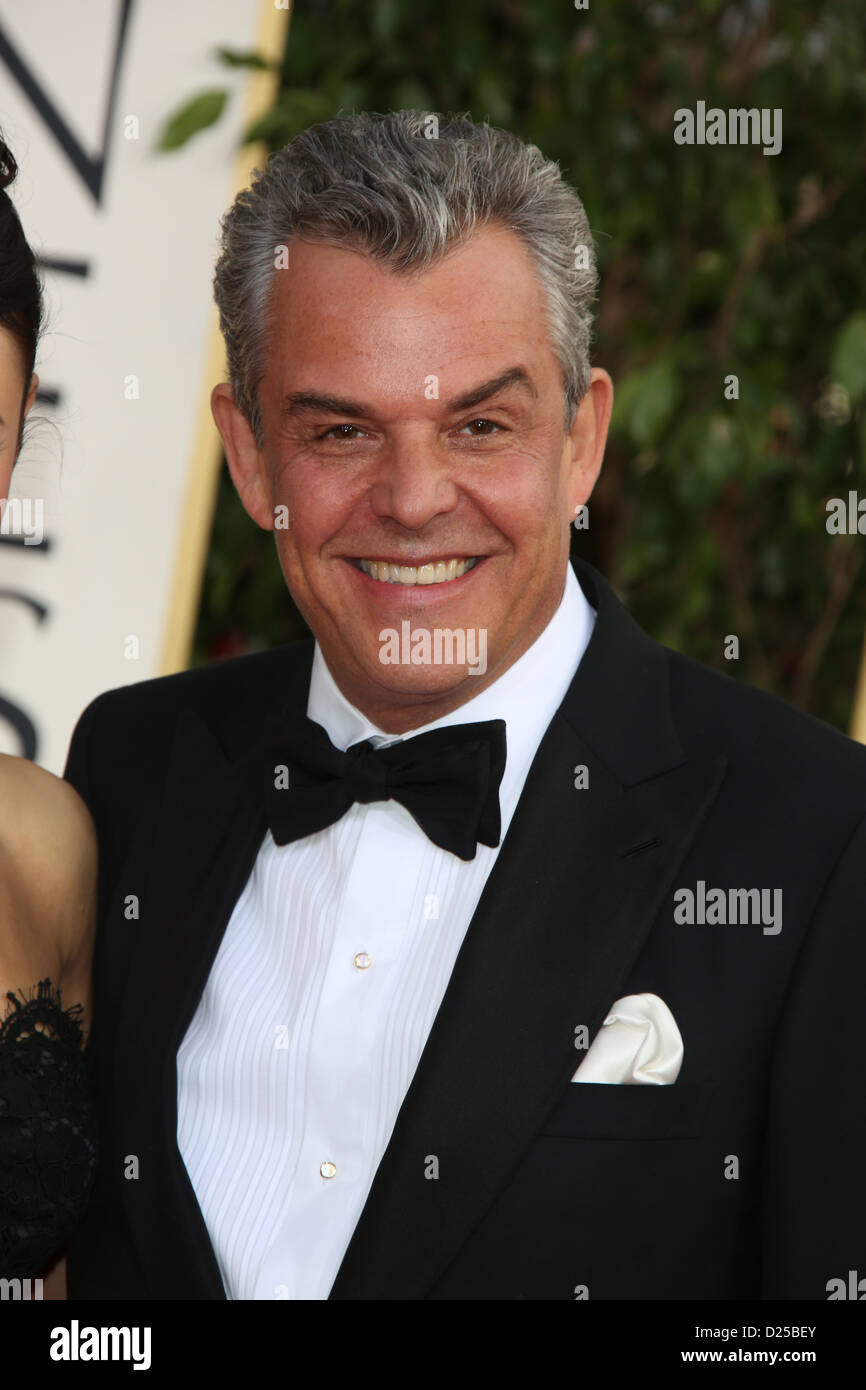 Actor Danny Huston arrives at the 70th Annual Golden Globe Awards presented by the Hollywood Foreign Press Association, HFPA, at Hotel Beverly Hilton in Beverly Hills, USA, on 13 January 2013. Photo: Hubert Boesl Stock Photo