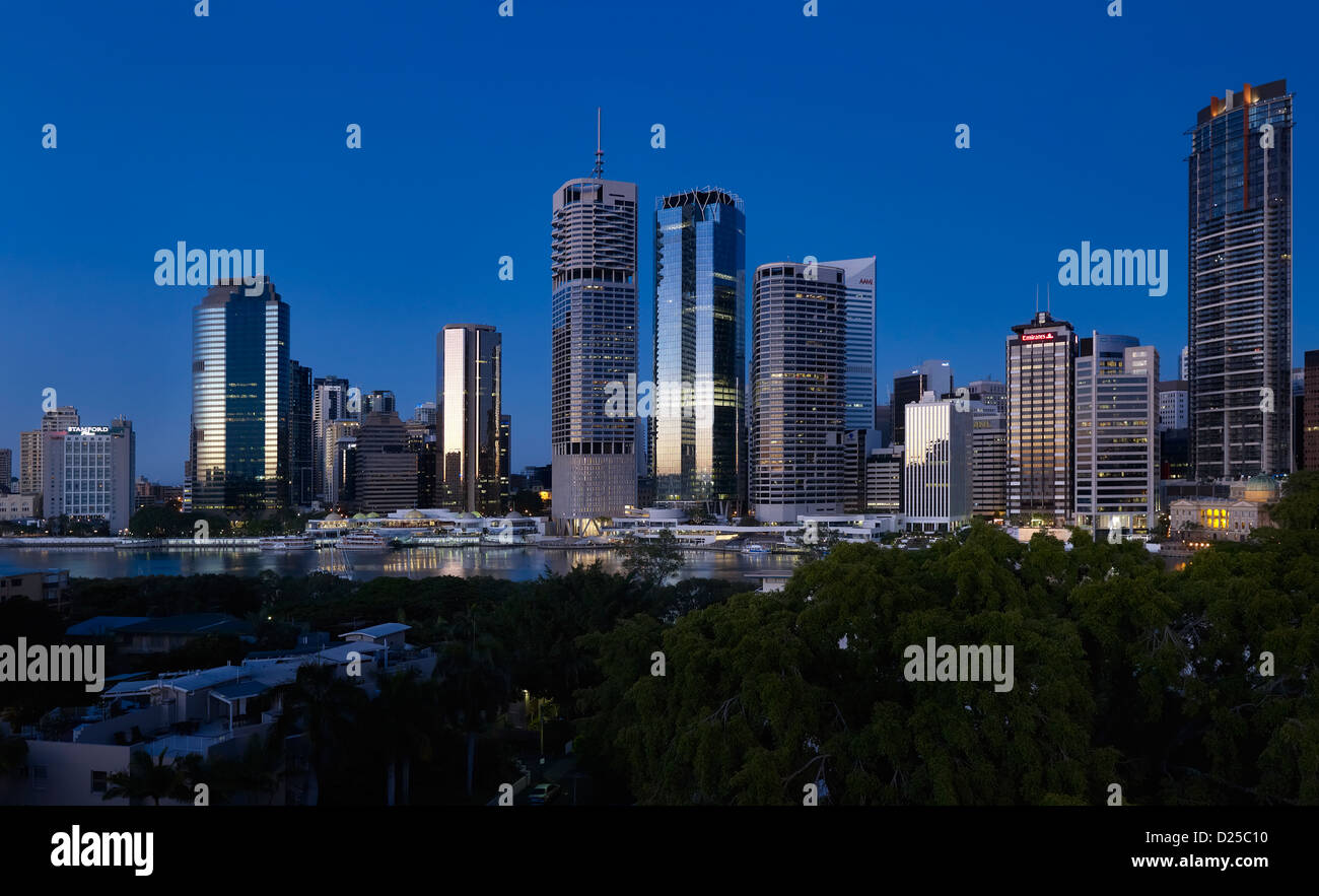 Brisbane cityscape Queensland Australia Stock Photo