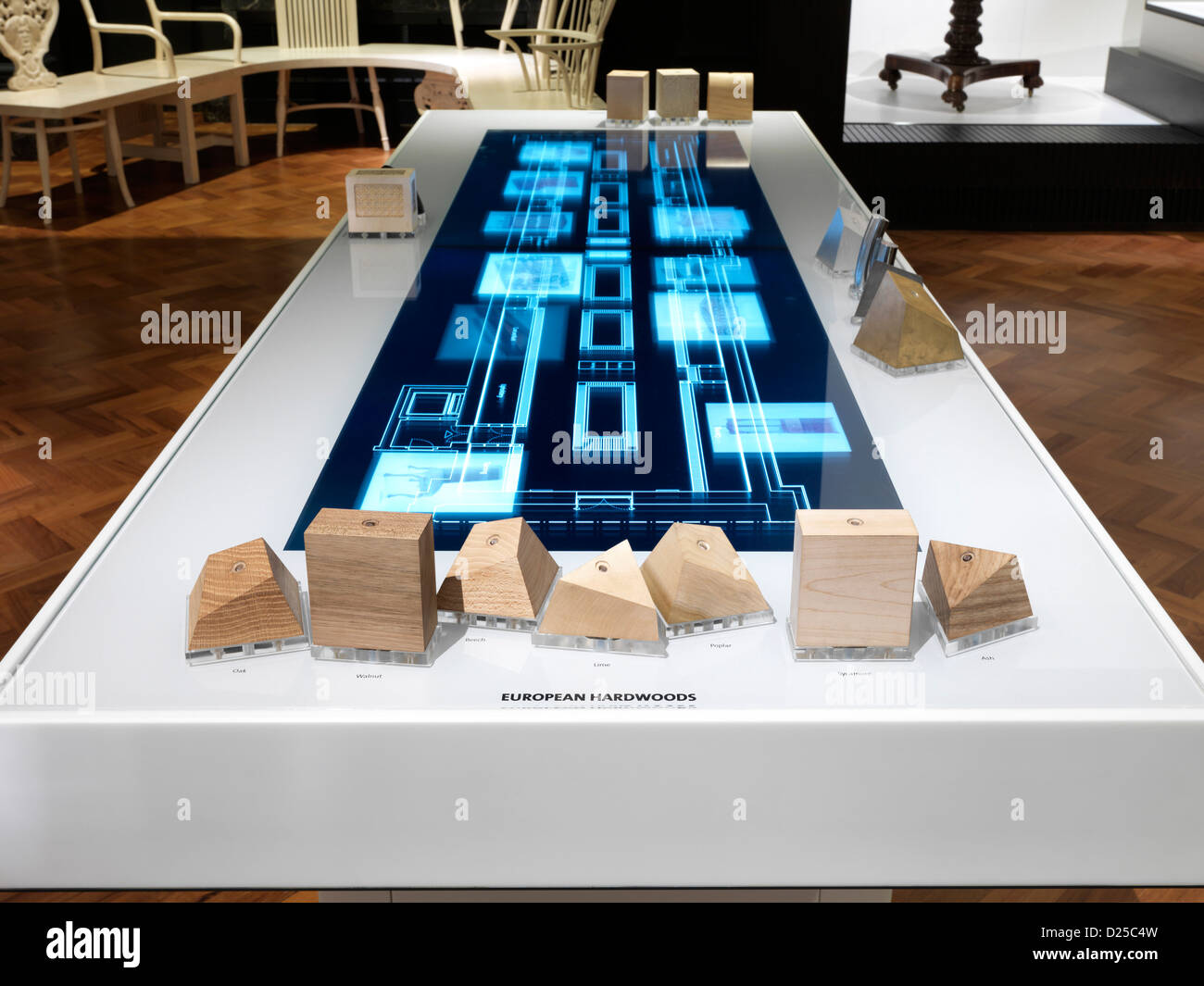 V&A Furniture Galleries, London, United Kingdom. Architect NORD