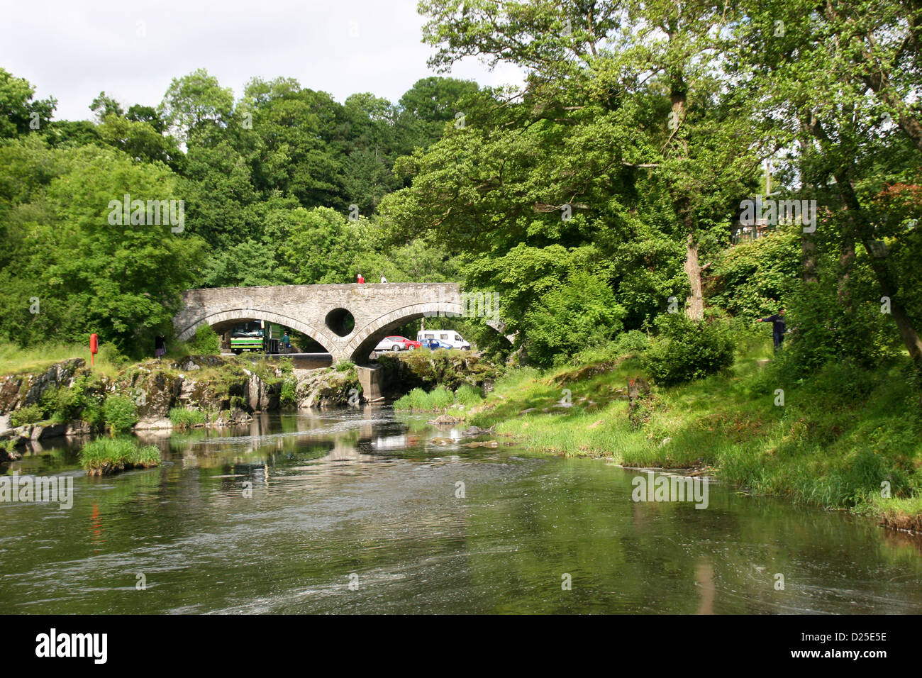 River Teifi Cenarth Ceredigion Wales UK Stock Photo - Alamy