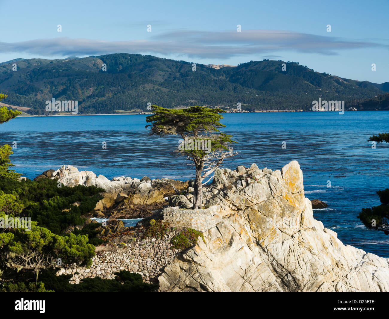Cypress Point on 17 Mile drive Monterey Peninsula Stock Photo