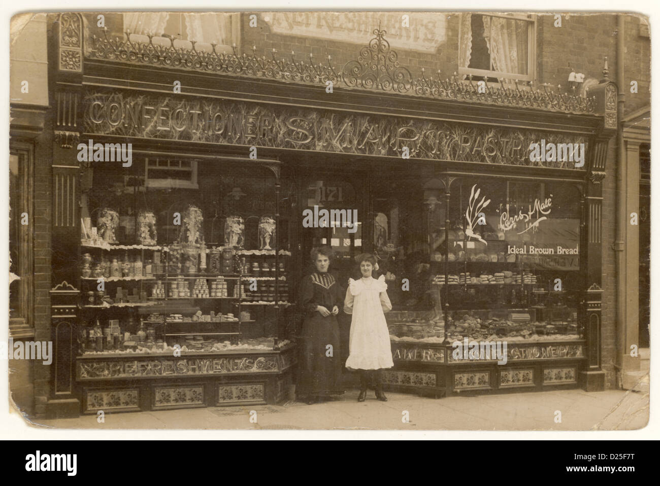 Edwardian pastry, confectionery and Bakers shop called 'Smart Pastry