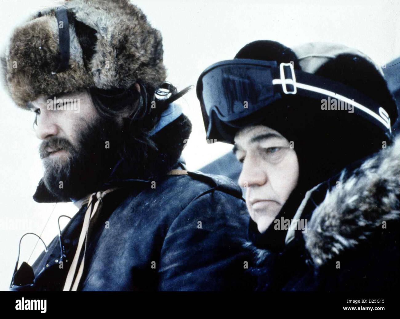 Das Ding Aus Einer Anderen Welt  Thing,  Kurt Russell, Richard Dysart In der Antarktis entdecken die Wissenschaftler MacReady Stock Photo