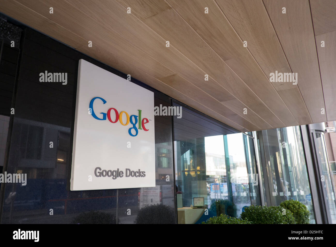 Google's European headquarters building docklands Dublin, Republic of Ireland Stock Photo