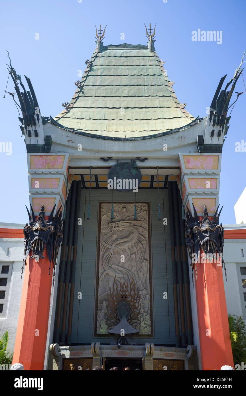 Graumans Chinese Theatre on Hollywood Boulevard Stock Photo