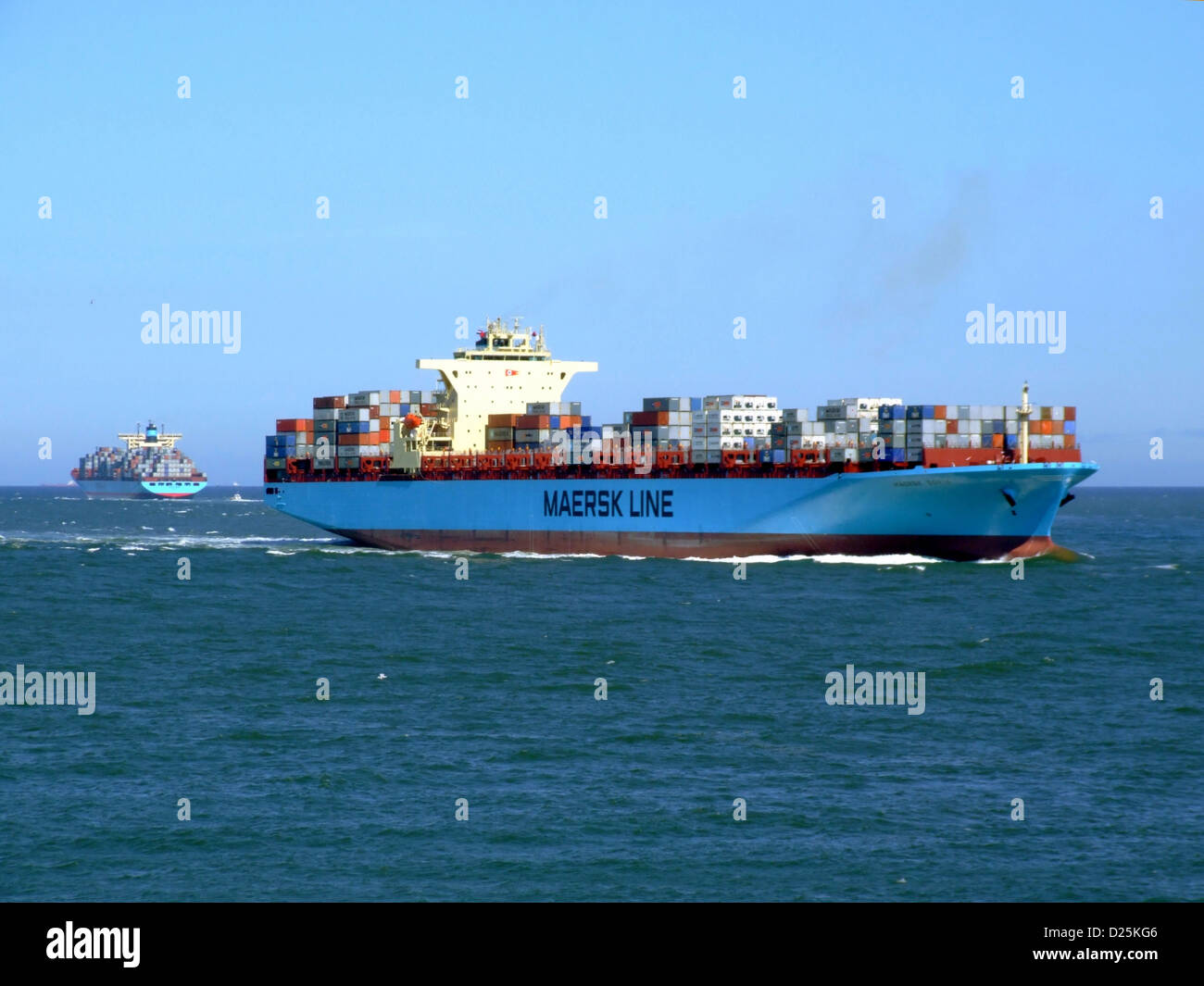 Cargo container ship Stock Photo