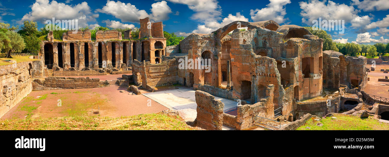 Thermal Grand Baths at Hadrian's Villa ( Villa Adriana ) built during ...