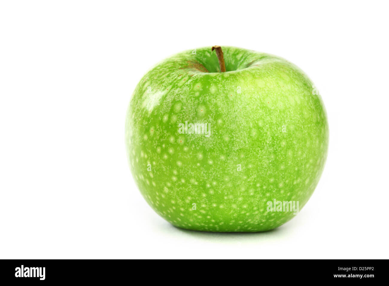 green apple isolated on white background Stock Photo - Alamy