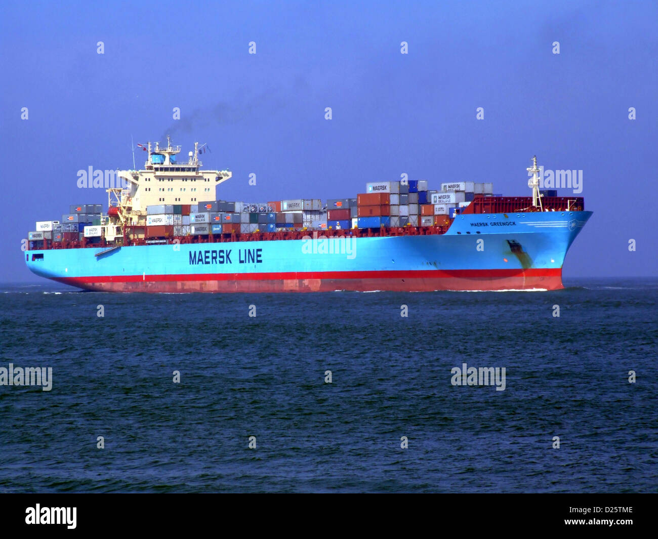 Merchant Container Ship Merchant cargo container ships Stock Photo - Alamy