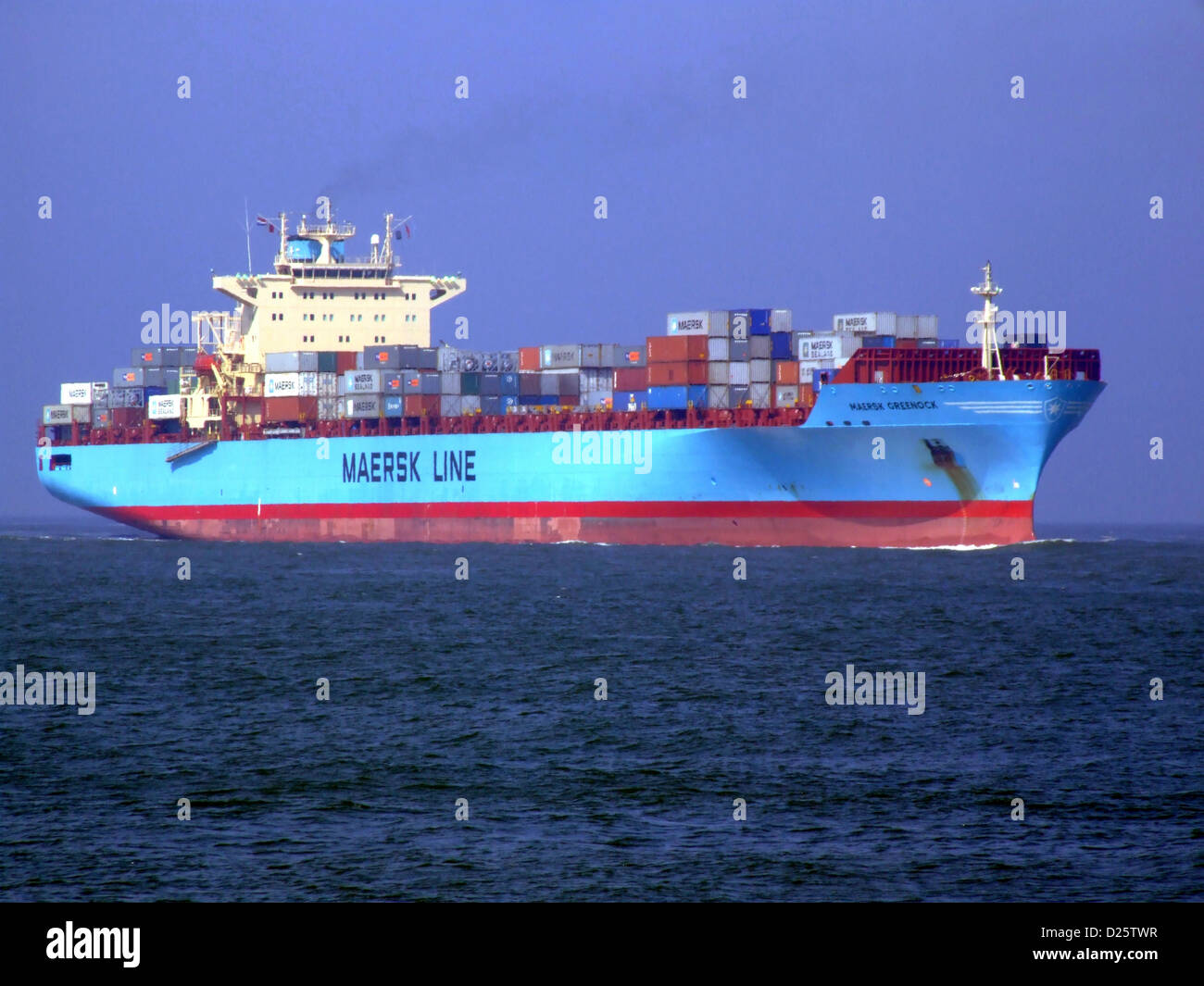 Merchant Container Ship Merchant cargo container ships Stock Photo - Alamy