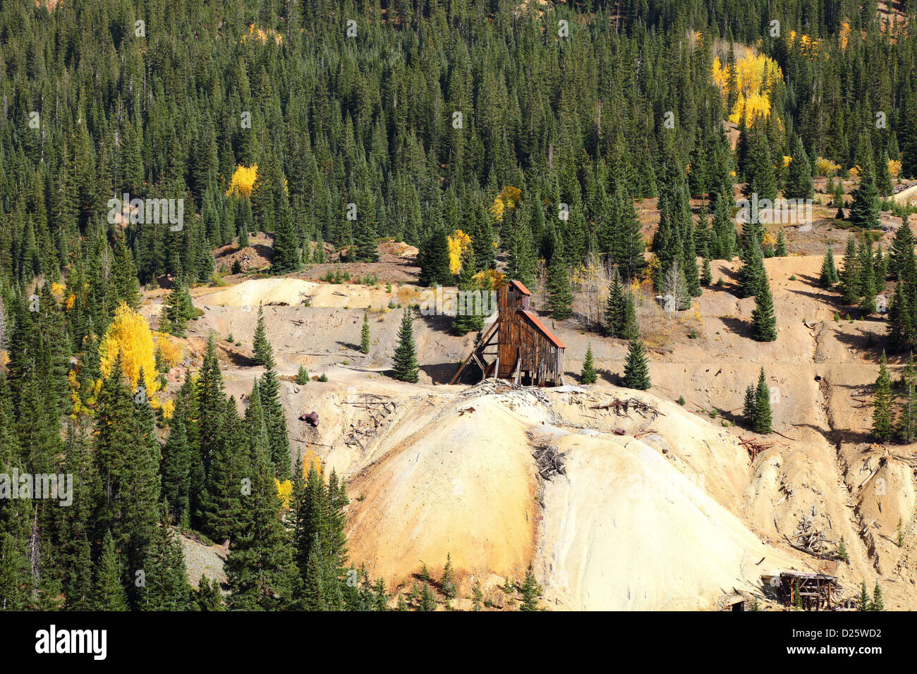 Yankee Girl Mine, Ouray, Colorado, USA Stock Photo