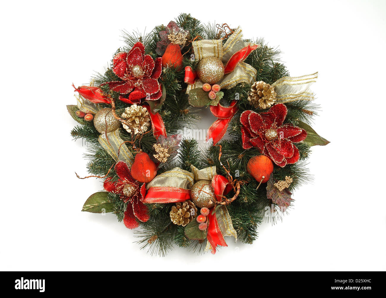 christmas wreath Stock Photo