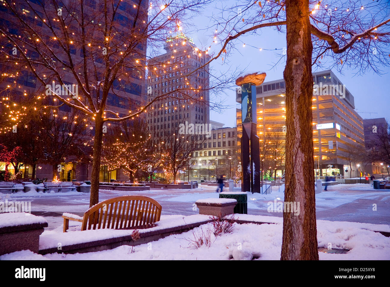 Christmas, Salt Lake City Utah Stock Photo Alamy