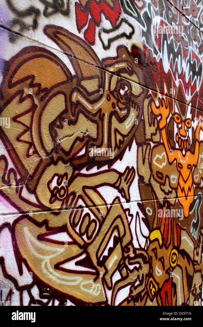 Street art graffiti Stock Photo