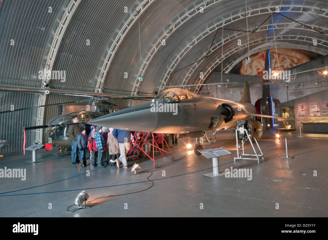 Lockheed F-104S ASA-M Starfighter, US jet fighter, Polish Aviation Museum in Krakow, Poland Stock Photo