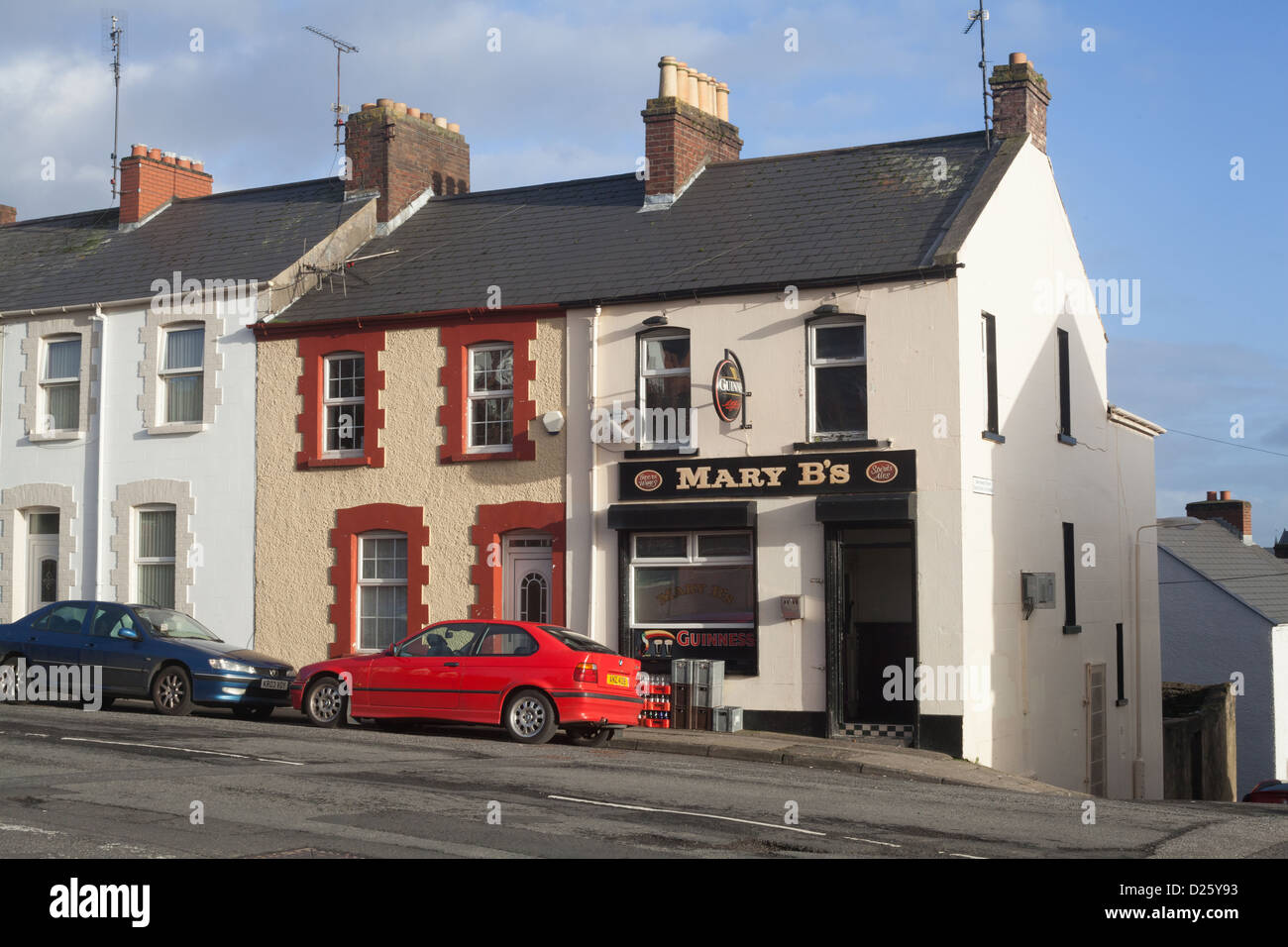 Public House in the Bogside Derry Londonderry Northern Ireland Stock