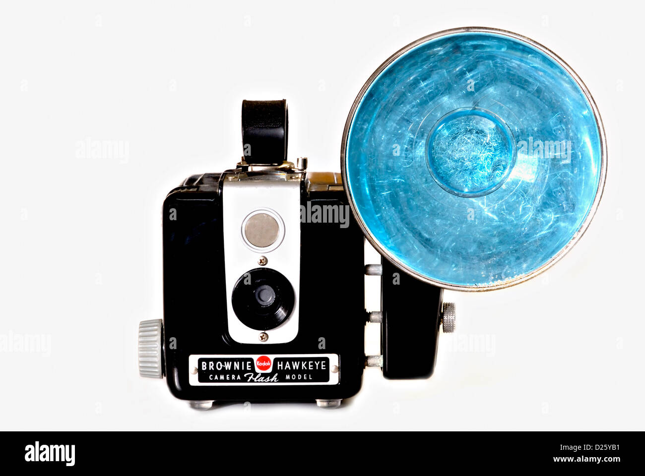 Brownie Hawkeye Camera and flash Stock Photo
