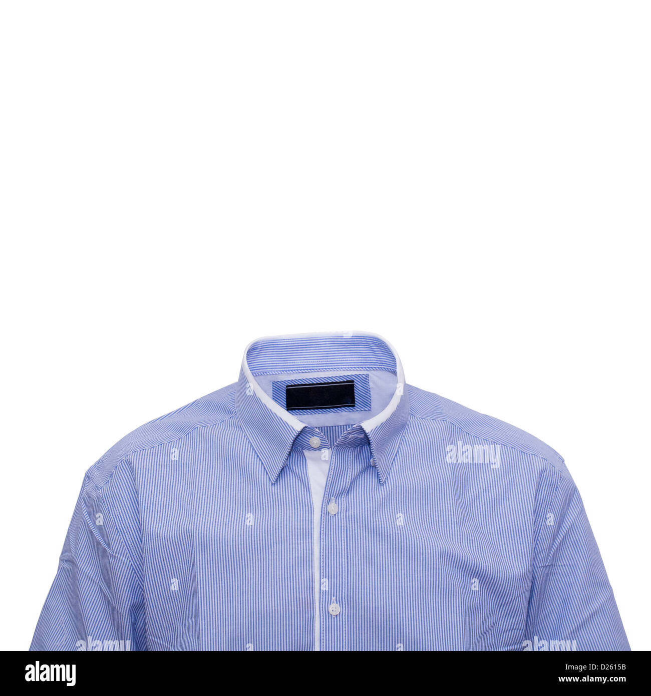 isolated collar shirt invisible man concept or template for portraits. clipping path is in jpg Stock Photo Alamy