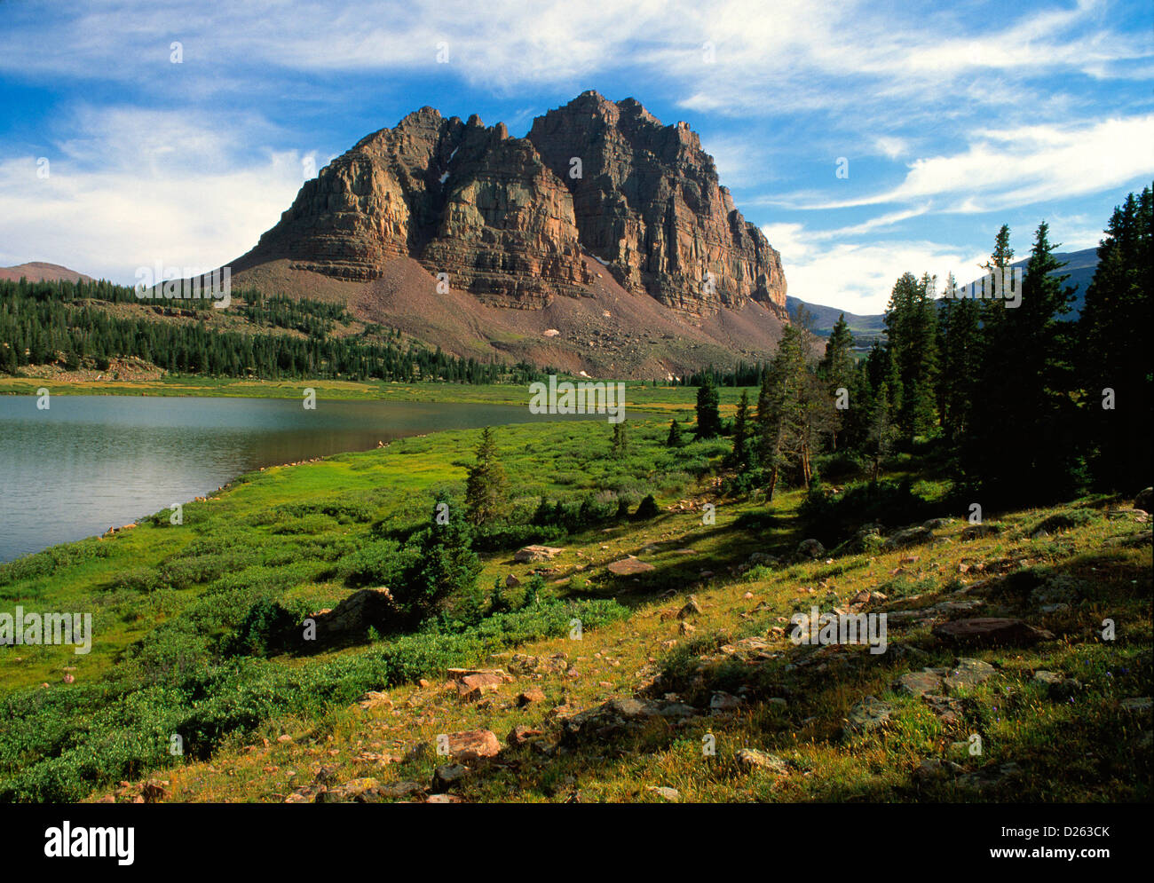 Uintah Mountains, Utah Stock Photo Alamy