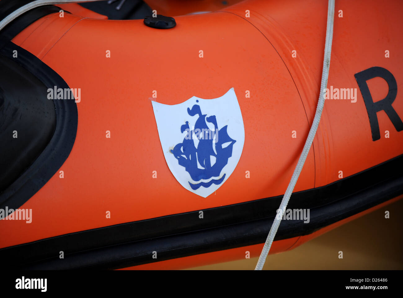Blue Peter1 inshore lifeboat based at Littlehampton West Sussex UK Stock Photo