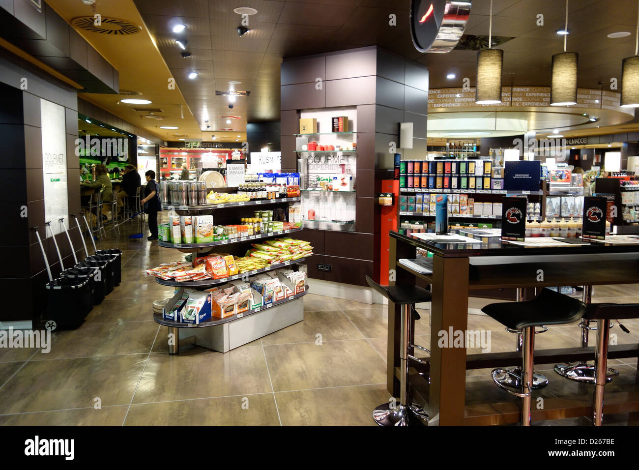 corte ingles madrid gourmet experience spain Stock Photo