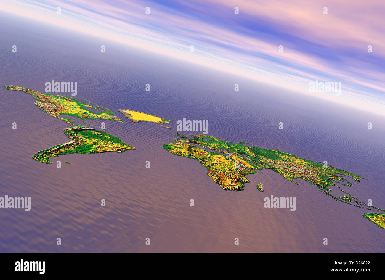 Map of europe and north africa hi-res stock photography and images - Alamy