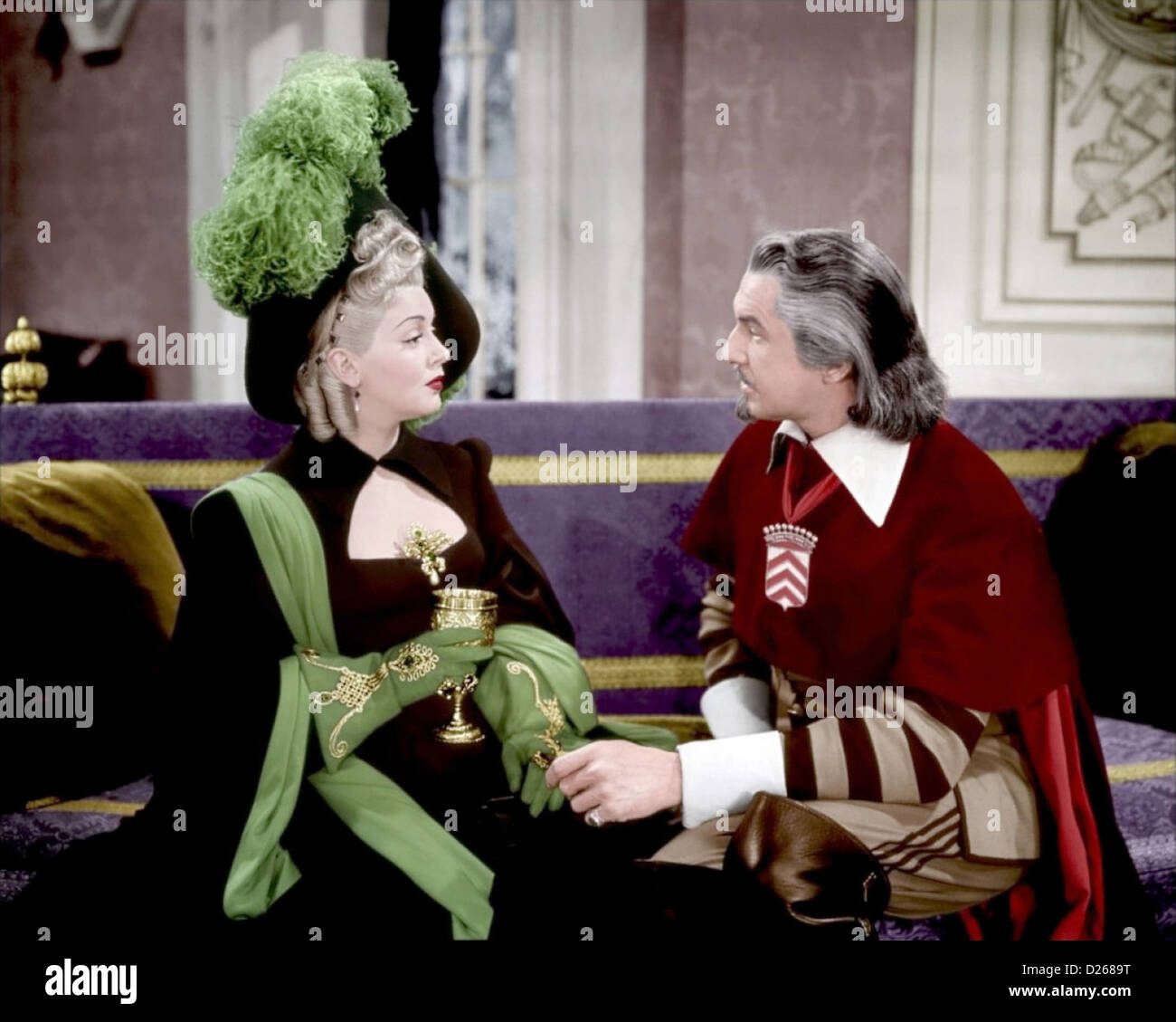 THE THREE MUSKETEERS 1948 MGM film with Lana Turner and Vincent Price Stock Photo